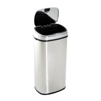 cubo de basura 405x295x78 cm plata