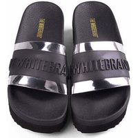 thewhitebrand chanclas high twb relief silver para mujer