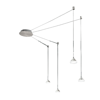 Lámpara Colgante Led Isabella De Metal Y Metacrilato 3410-49-212 Fabas Luce