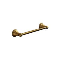 toallero de pared de color bronce 35cm acortable