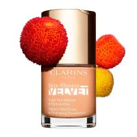 clarins bases maquillaje skin illusion velvet maquillaje serum acabado mate
