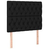 cabecero de cama de tela negro 100x7x118128 cm vidaxl