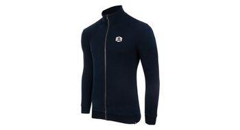Sudadera lebram ecusson zippe azul oscuro