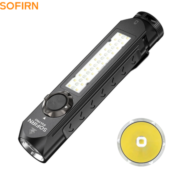 Sofirn IF24 PRO SFT40 Buck Driver RGB Light 1800lm 340m 18650 USB C Linternas recargables Punto de inundación con magnético