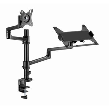 Gembird MA-DA-04 Soporte Escritorio con Brazo para Monitor Y Bandeja Portátil 17