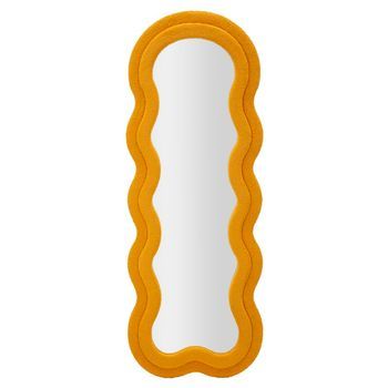 Espejo De Pared Bouclè Mostaza Cm 60x4x160