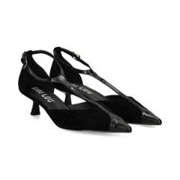 bibi lou zapatos de tacon bajo mujer - negro talla 40