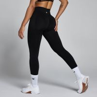 mallas lift sin costuras con fruncido para mujer de mp - negro - xxl