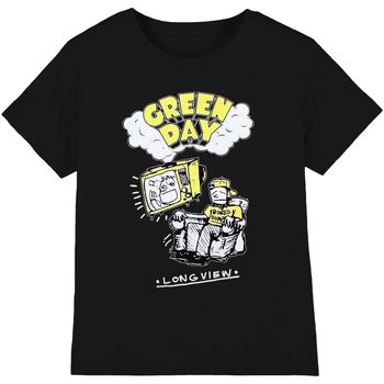 Green Day Camiseta manga larga Longview Doodle para hombre