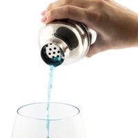 coctelera 750 ml acero inoxidable y silicona acero