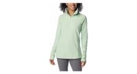 forro polar columbia para mujer glacial iv 1 2 zip verde