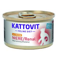 kattovit renal 24 x 85 g en latas para gatos - pack ahorro - pollo