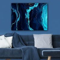 pintura decorativa lienzo 155948690370100 multicolor 70x100 cm