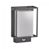 aplique led de exterior con sensor de movimiento nestor 8w
