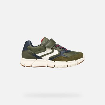 GEOX Flexyper Niño Verde Militar/azul Marino