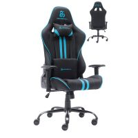 newskill kitsune v2 silla gaming tela transpirable estructura acero negro-azul
