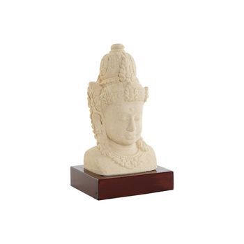Figura Cemento 21x17x37 Busto Deidad Javanesa Sob