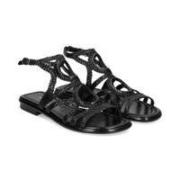 pons quintana sandalias planas mujer - negro talla 40