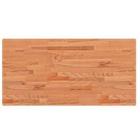 tablero de mesa  tablero escritorio rectangular de madera maciza de haya 100x50x4 cm