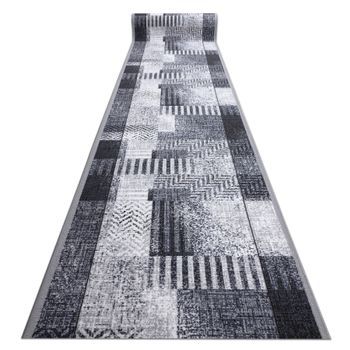 Alfombra De Pasillo Con Refuerzo De Goma  Essenza Gris 120 Cm 120x770 Cm