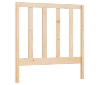 Vidaxl cabecero de cama madera maciza de pino 95x4x100 cm