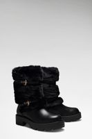 botas de piel sintetica yaffa