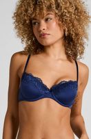 hunkemoller sujetador de aros preformado lace  shine azul