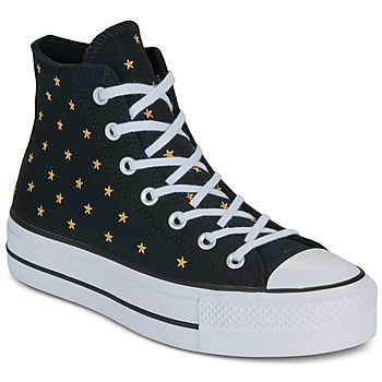 Converse Zapatillas altas LIFT PLATFORM EMBROIDERED STARS para mujer