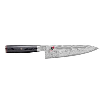 MIYABI KAIZEN II 5000FCD Gyutoh 20 cm, Madera de Pakka