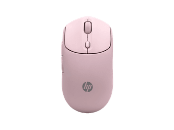 Ratón inalámbrico - HP silencioso 400, Inalámbrico RF/Bluetooth, 6000 DPI, Rosa