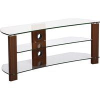 ttap vision curve 1400 tv stand - walnut