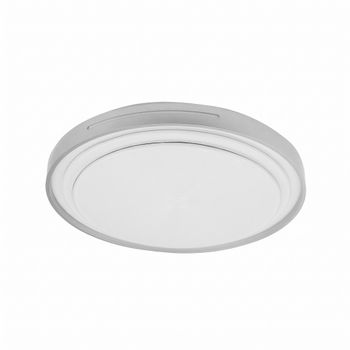 Plafon argus 36w 3000-4000-6500k blanco/plata 3528lm 7,5x39x39cm c/remoto y reg.intensidad