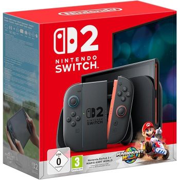 Nintendo Switch 2 (Versión Europea | Garantía Local) + Mario Kart World – Consola y Juego Original