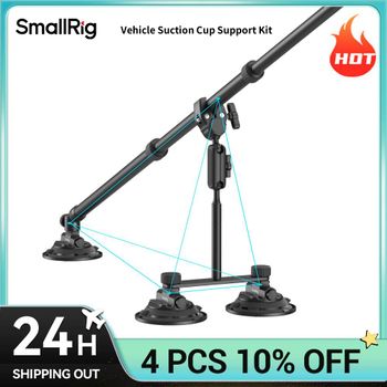 Kit de Soporte con Ventosa para Vehículos SmallRig para Insta360 X5, GoPro 12/11, Cámaras DJI Osmo Action 4/3, Diseño Modular 5843