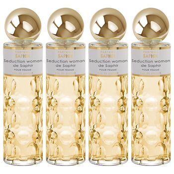 Pack De 4 Eau De Parfum Mujer Saphir Seduction 200 Ml