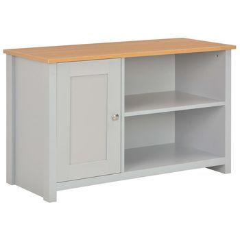 Mueble Para El Televisor Gris 95x39x58 Cm Vidaxl