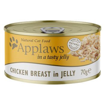 Applaws Cat Food 70g in Jelly  - Chicken Breast (6 x 70g)