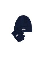 gorro nike club beanieglove set nino obsidian