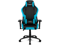 silla gaming - drift dr250 reposabrazos 4d cojin cervical y lumbar reclinable giratorio azul