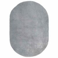 alfombra de pelo largo navarra gris claro 300x200 cm poliester vidaxl