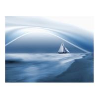 papel pintado 3d - lonely sail drifting 400x309 cm
