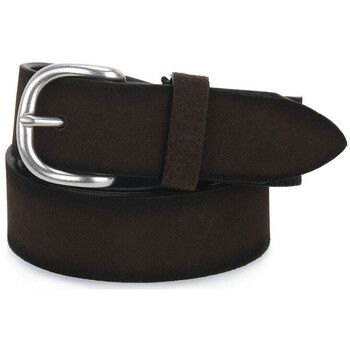 Mino Ronzoni Cinturón SUEDE H 35 MORO para hombre