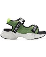 de ed hardy sandalias ed hardy aqua sandal verde oliva-negro