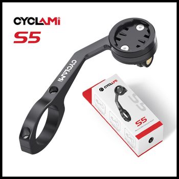 CYCLAMI S5 aleación de aluminio de doble cara soporte para ordenador de bicicleta MTB carretera GPS soporte para faro para GARMIN XOSS IGPSPORT Coospo