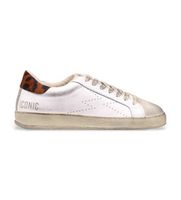 moa concept para mujer ic138 zapatillas de piel iconic plateado 36 plata plano cordones casual
