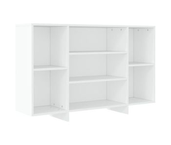 Vidaxl aparador de madera contrachapada blanco 120x30x75 cm