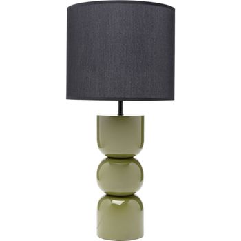 Lámpara de mesa khaki 53 cm de poliresina verde
