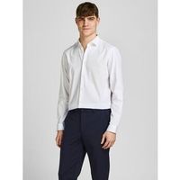 jack  jones camisa manga larga 12201905 cardiff-white slim fit para hombre