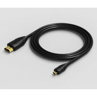 cable hdmi vention vaa-d03-b300 3m micro hdmi macho a hdmi macho chapado oro 3d negro