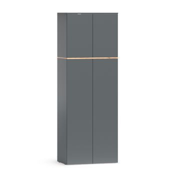 Armario Alto Viktor 68 X 188.6 Cm Con 8 Compartimentos Cerrados Vicco